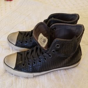 John Vervatos X Converse Reptile High Tops